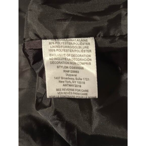 Girls Cherokee Gray Pea Coat Size 4 - Picture 5 of 7